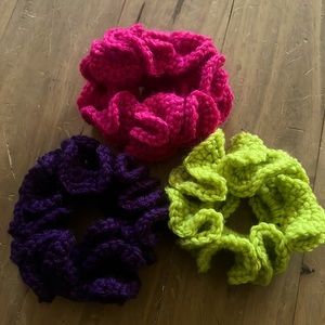 Crochet Scrunchies 3 for $20